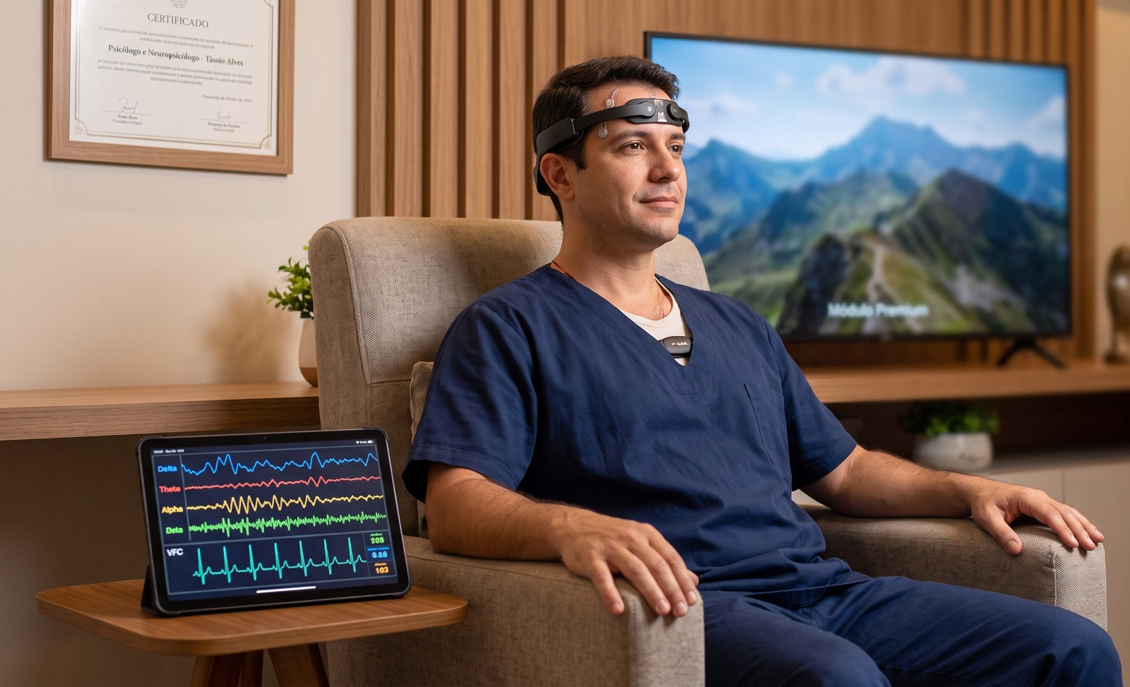 Equipamento de mapeamento neuropsicodinâmico